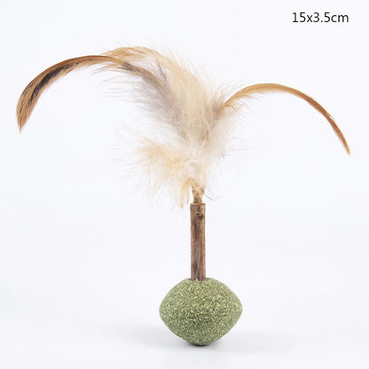 Pet Cat Toy Mouse Animal Feather Cat Toy Pet Supplies