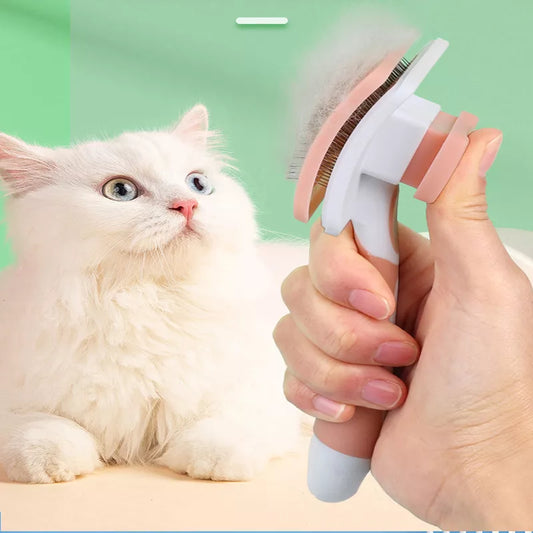 Pet Dog Brush Cat Comb Self-Cleaning Pet Hair Removal